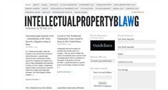 Desktop Screenshot of intellectualpropertyblawg.com