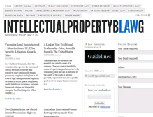 Tablet Screenshot of intellectualpropertyblawg.com